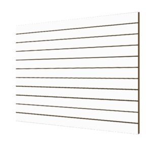 PANEL DE LAMAS BLANCO BRILLO 10.5 GUÍAS (2 UD) CON GUÍAS DE ALUMINIO (21 UD)