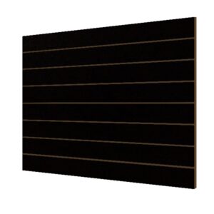 PANEL DE LAMAS NEGRO MATE 7.5 GUÍAS (2 UD) CON GUÍAS DE ALUMINIO (15 UD)